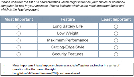 MAXDIFF: Maximum Difference Scaling