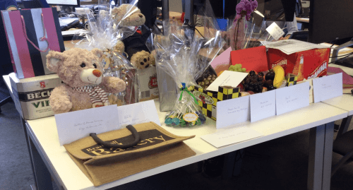 World Cup Charity Event Raffle Prizes