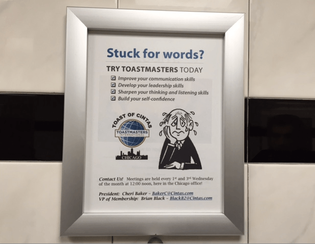 Toastmasters promotional strategy