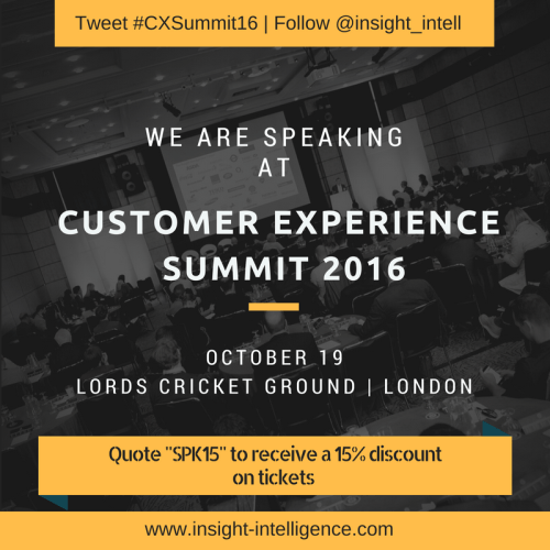 Customer Experience Summit 2016