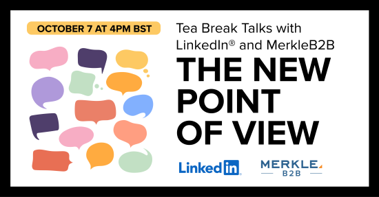 Tea Break Talks Webinar: The New Point of View