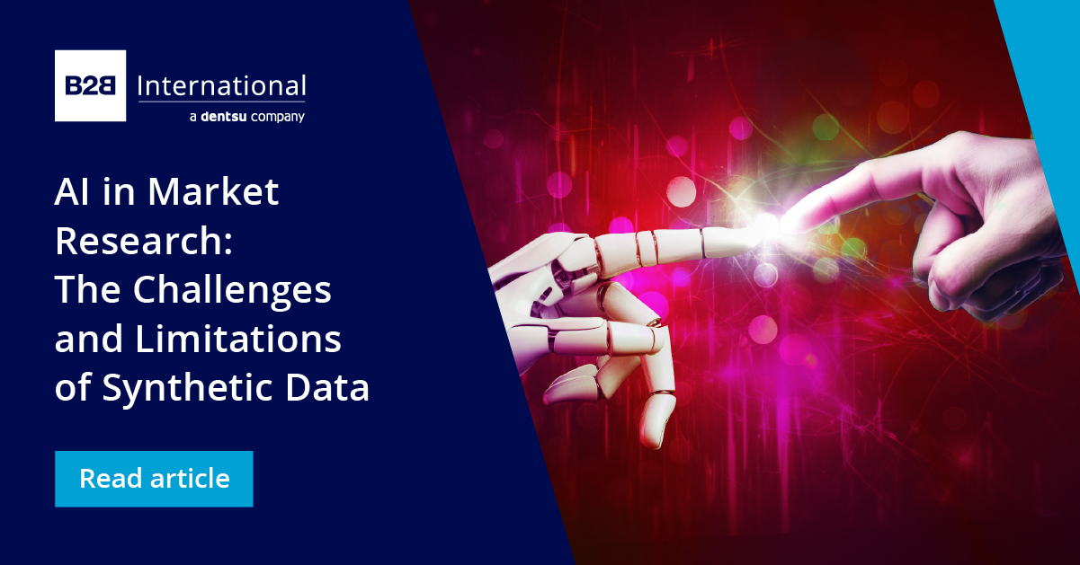 AI in Market Research: The Limitations of Synthetic Data