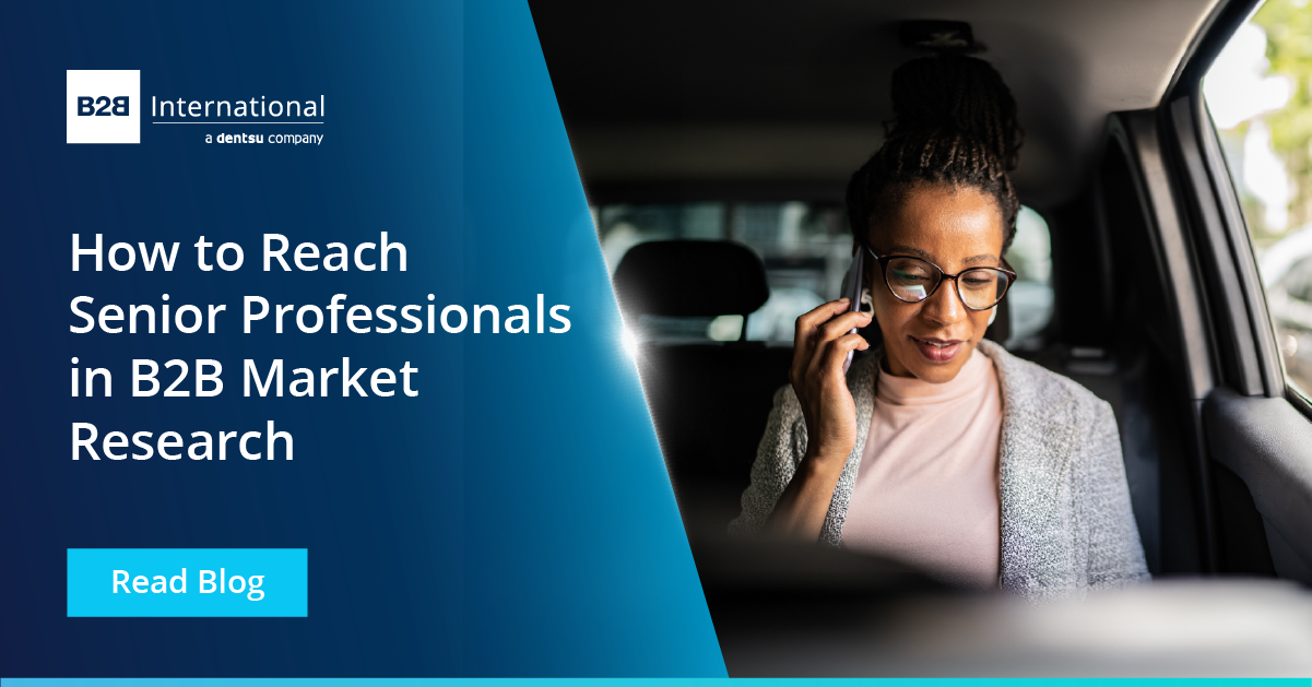 How to Reach Senior Professionals in B2B Market Research