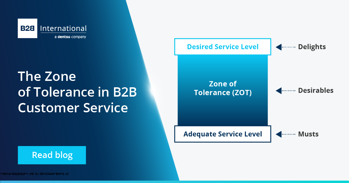 The Zone of Tolerance in B2B Customer Service